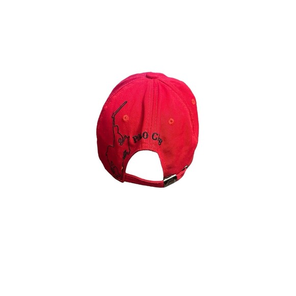 Vtg Polo Club Imperial London Hat 100% Cotton Red Embroidered Rare Men's - Picture 4 of 7